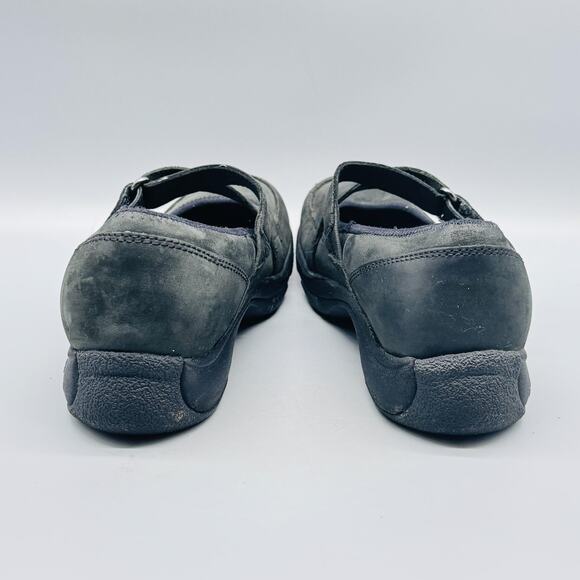 Dansko Shoes Womens 6.5 Gray Nubuck Kiki Mary Jane Hook & Loop Strap Work Casual - Picture 8 of 13